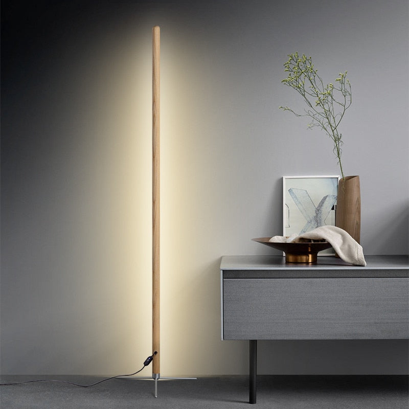 ash wood Floor Lamp