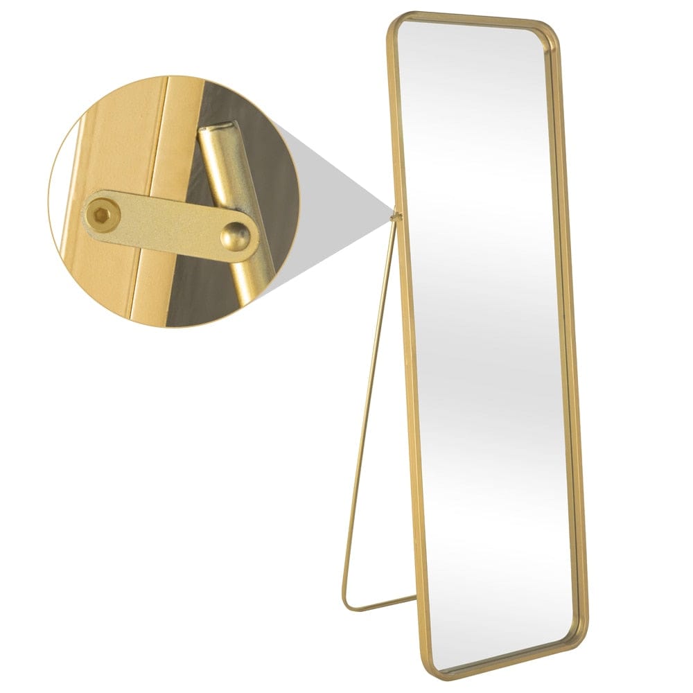 alt image 3 for Antique Gold Floor Length Mirror