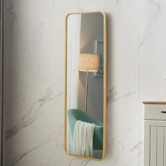 alt image 2 for Antique Gold Floor Length Mirror
