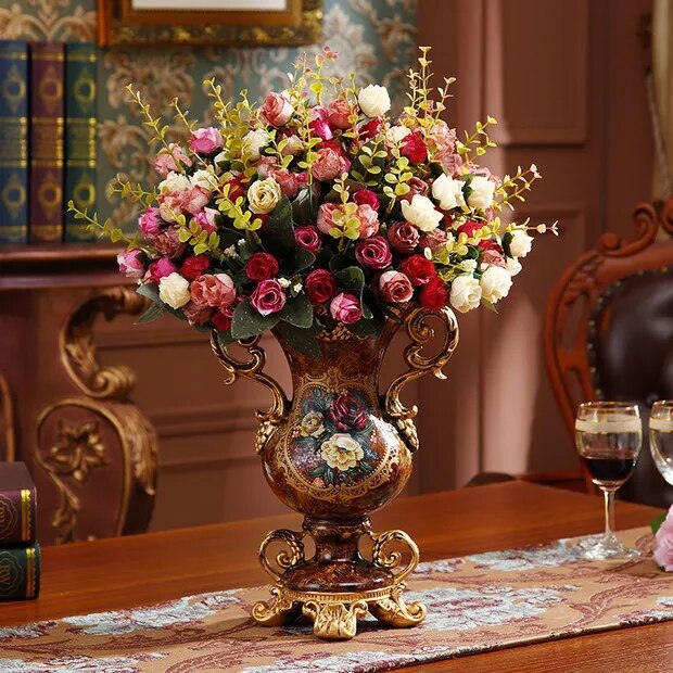 pottery vase for dining table decor