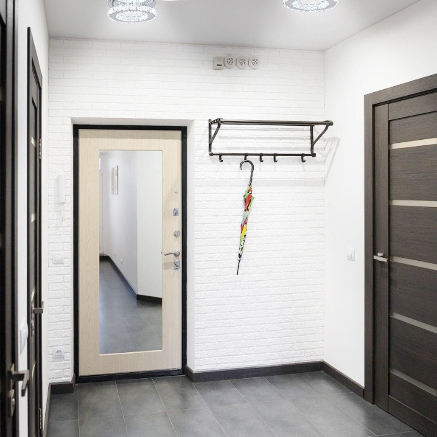 crystal ceiling light