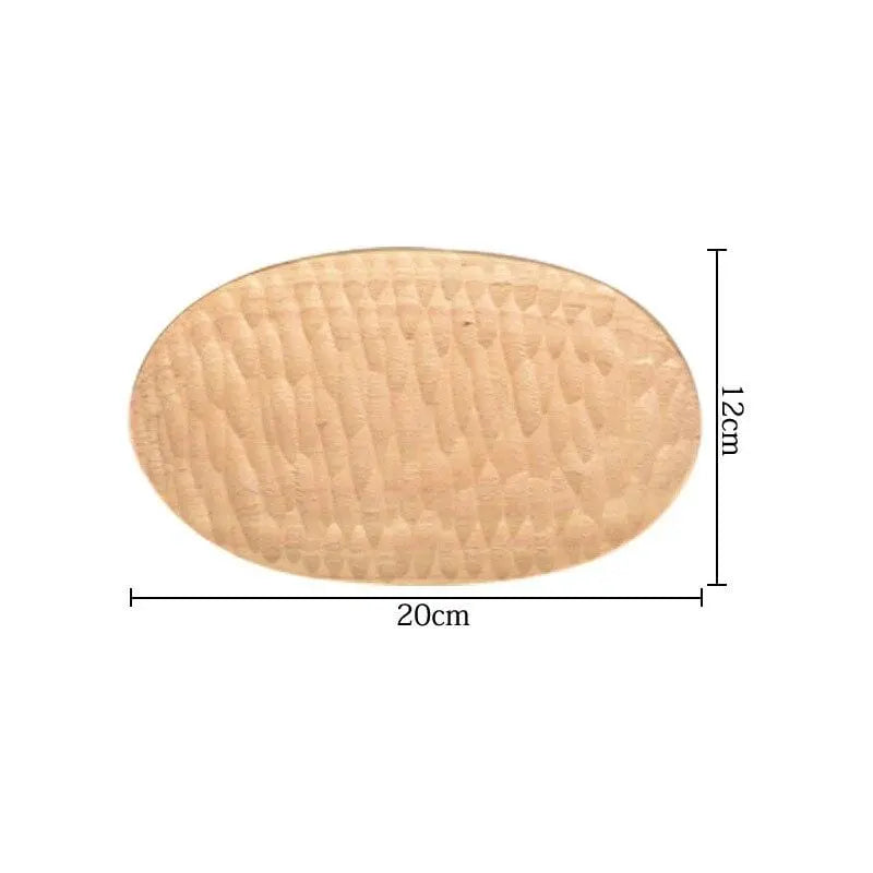 Rubber Wood Plate - Decorstly