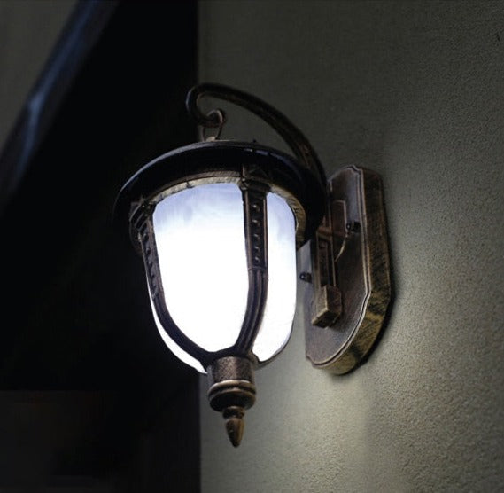 retro black wall light fixture