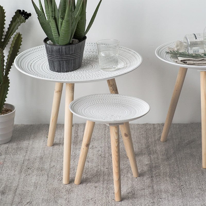 alt image 1 for White Round Coffee Table