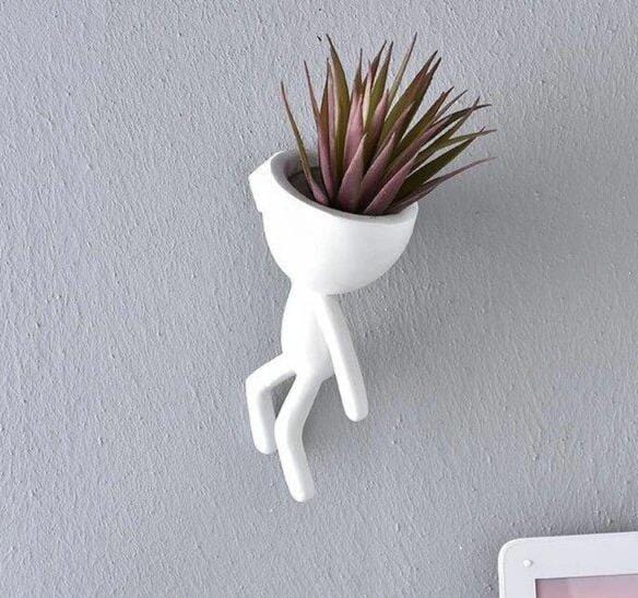 White Ceramic Planter B
