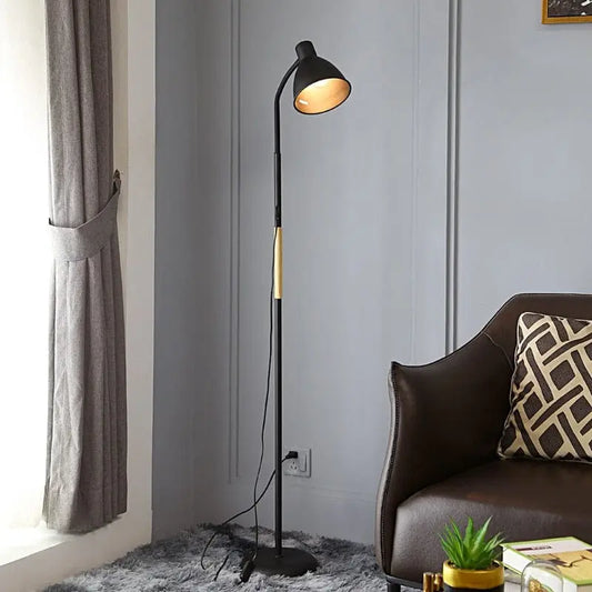 sofa black floor