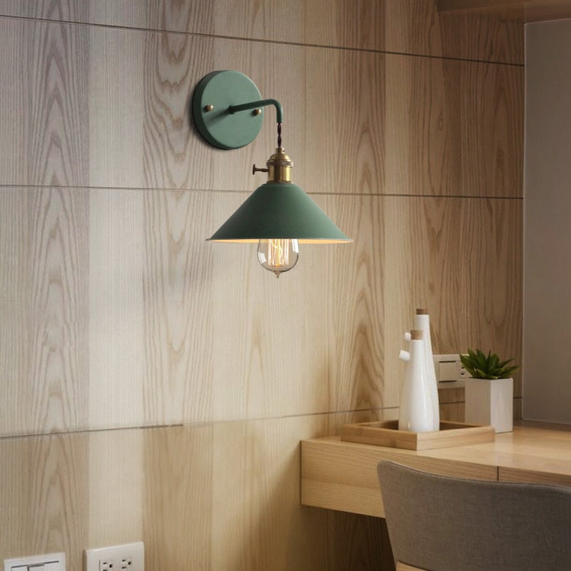 sconce in bathroom