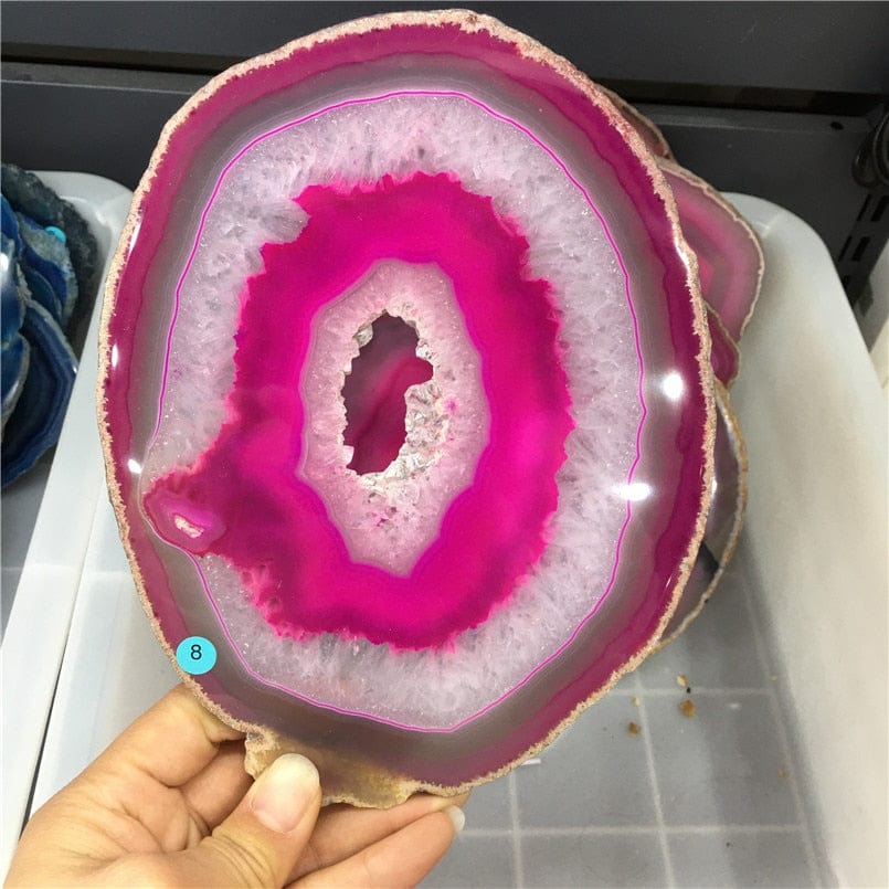 alt image 3 for Natural Agate Coasters