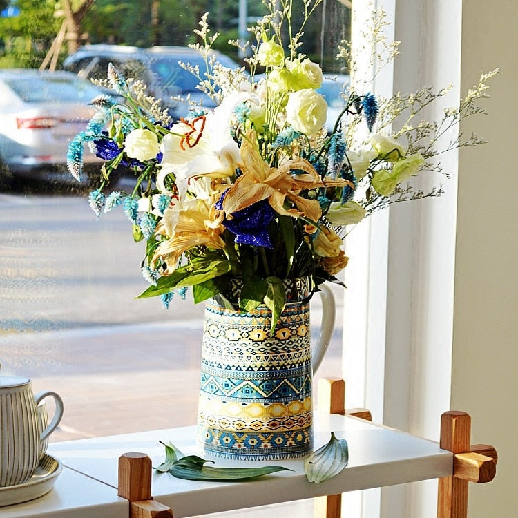 Vintage Mexican Flower Vase