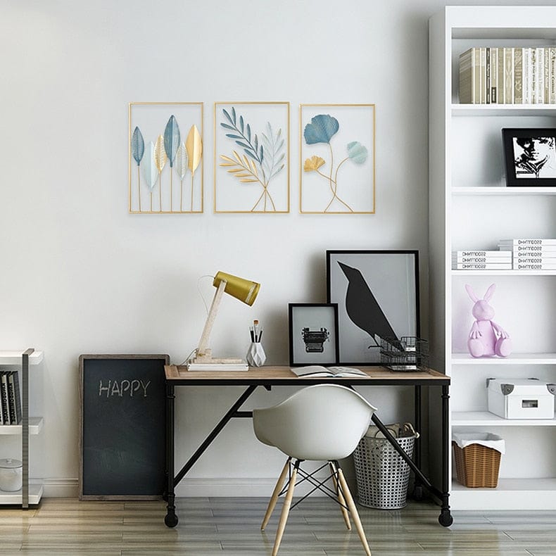 alt image 3 for Metal Leaf Wall Décor