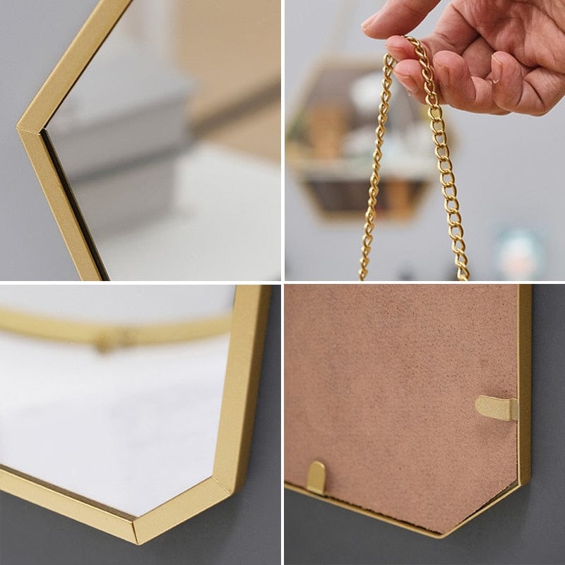 Gold Framed Bathroom Mirror
