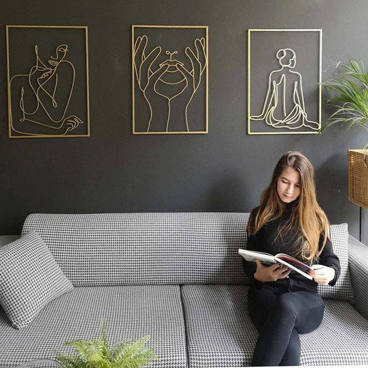 alt image 1 for Woman Silhouette Art