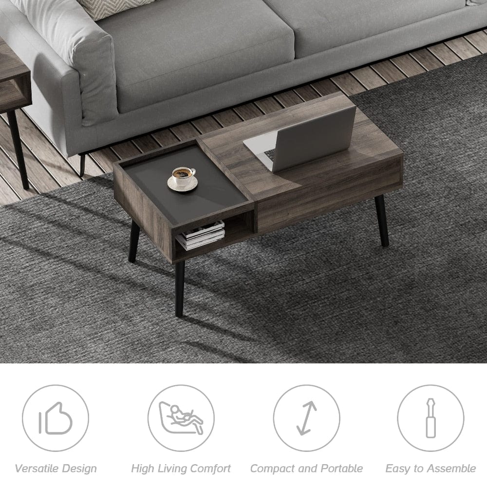 dark wood table decor