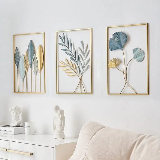 alt image 2 for Metal Leaf Wall Décor