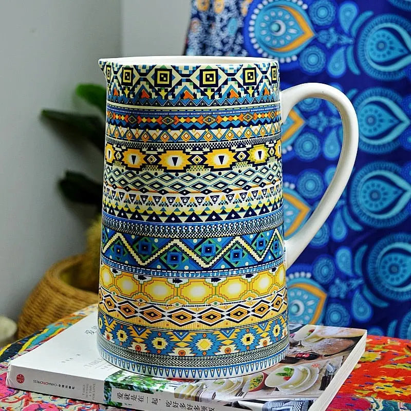 colorful vase