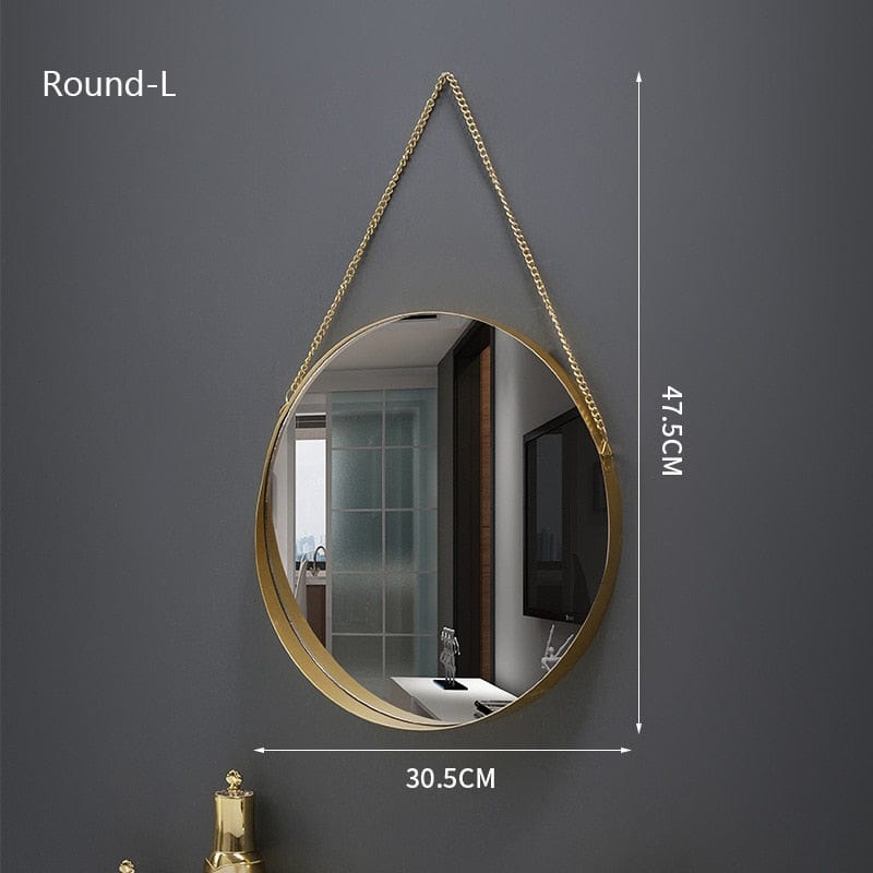 Gold Framed Bathroom Mirror