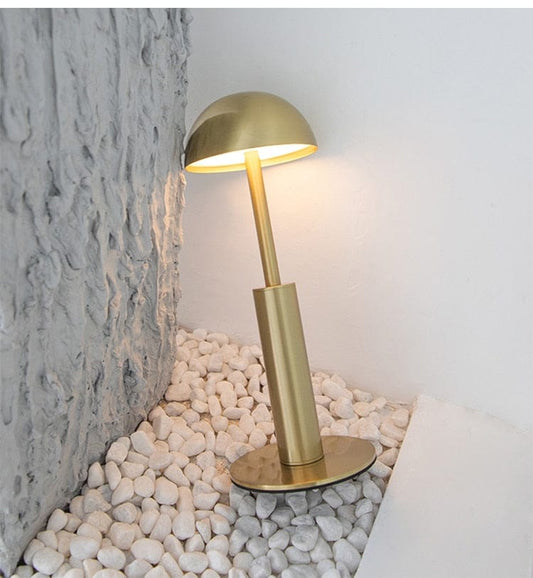 gold lamp
