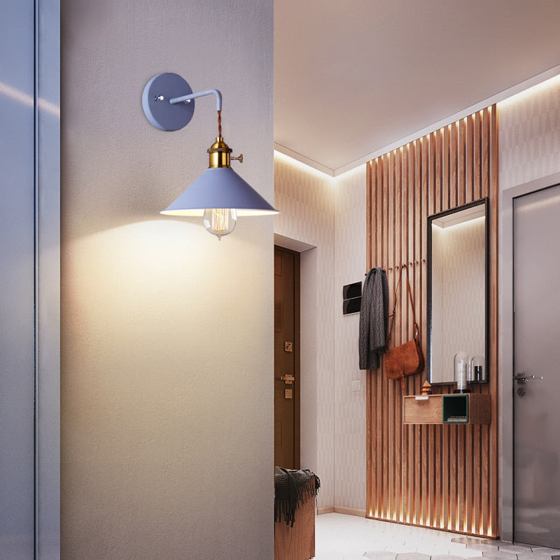 Blue Colorful Wall Sconce