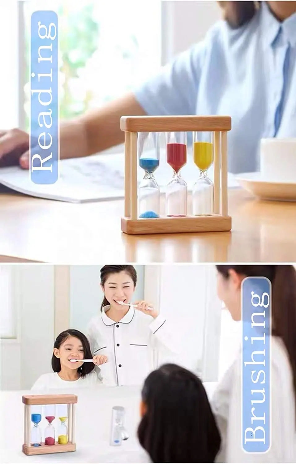 Wooden Decorative Hourglass Sand Timer 4