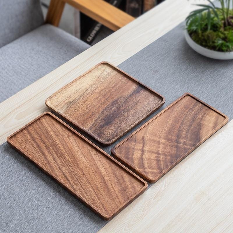 wooden serving platter