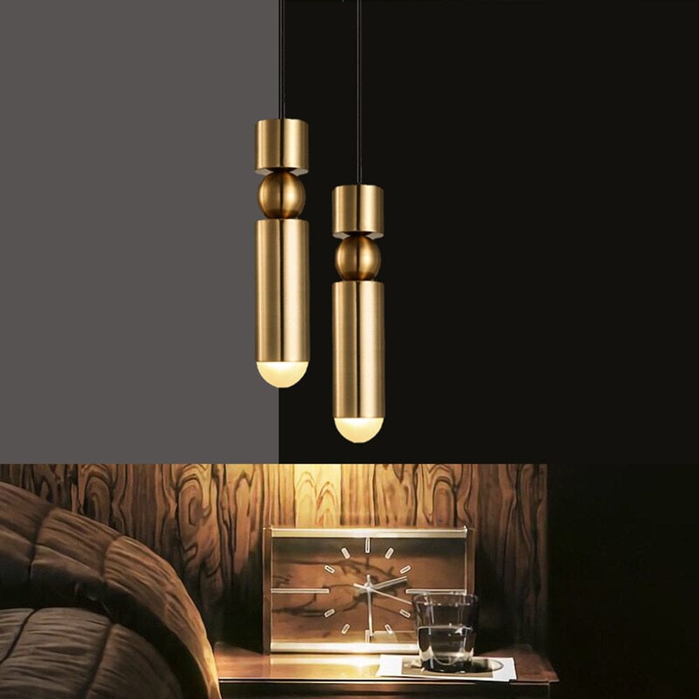 Brushed Gold Pendant Light Fixture Decorstly