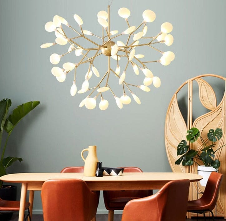alt image 1 for Gold Flush Mount Chandelier
