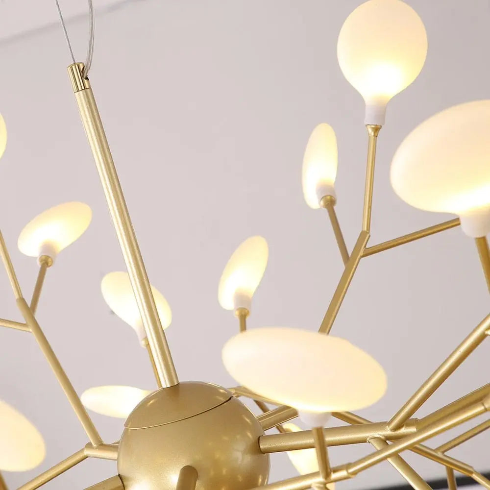 alt image 4 for Gold Flush Mount Chandelier