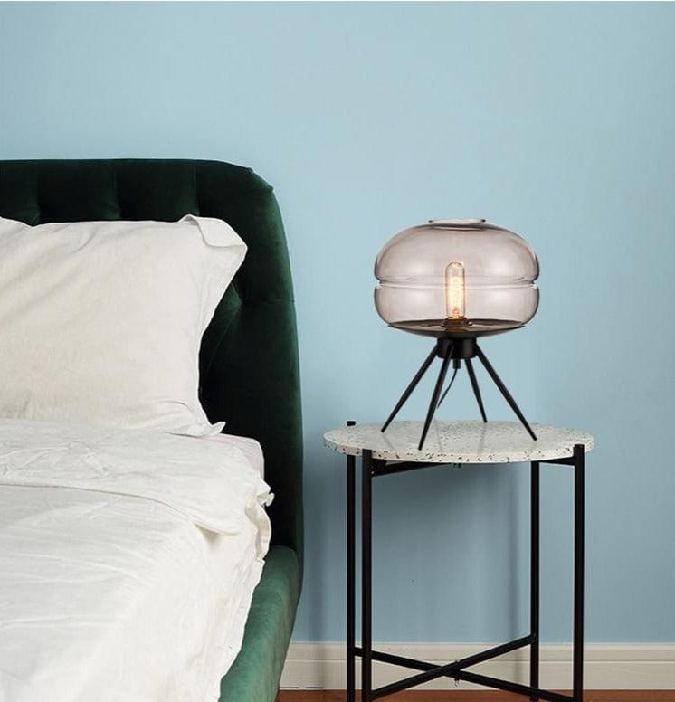 alt image 2 for Amber Glass Table Lamp