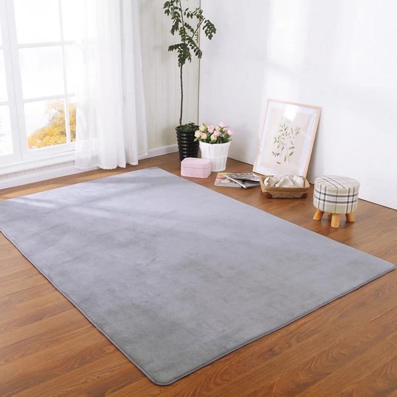 grey fluffy Area Rug