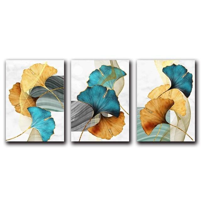 blue and green wall art 4