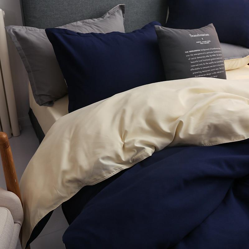 Blue Grey Duvet Cover