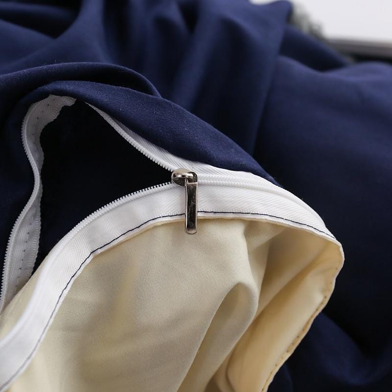Blue Grey Duvet Cover