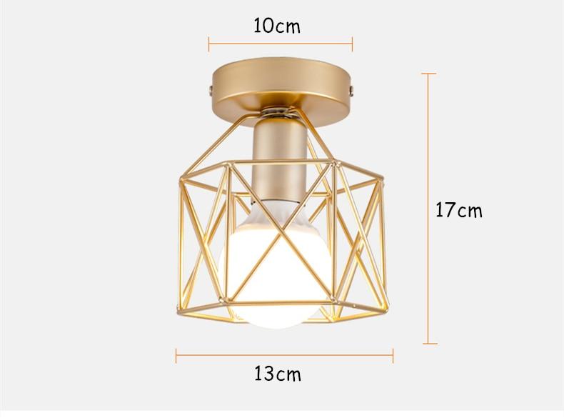 alt image 4 for Gold Flush Mount Ceiling Light