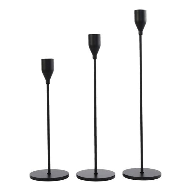 black candle holders