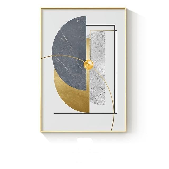 geometric wood wall art