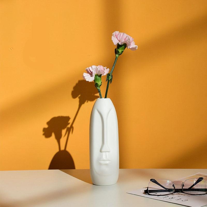 alt image 1 for Ceramic Face Vase