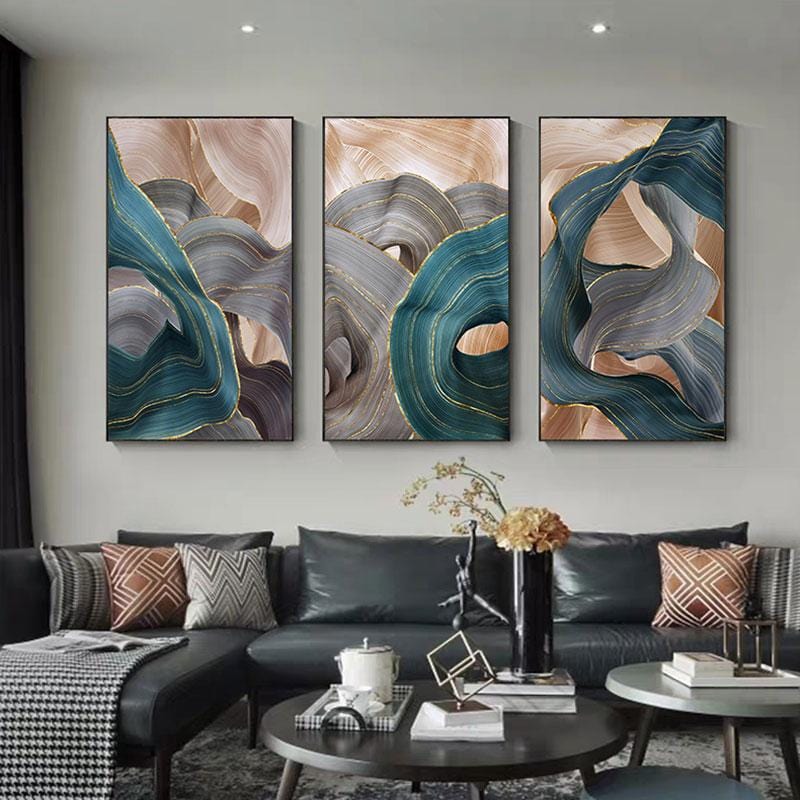 Modern Luxury Ribbon Canvas