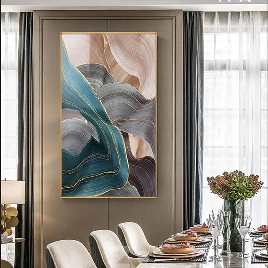 Modern Luxury Ribbon Canvas