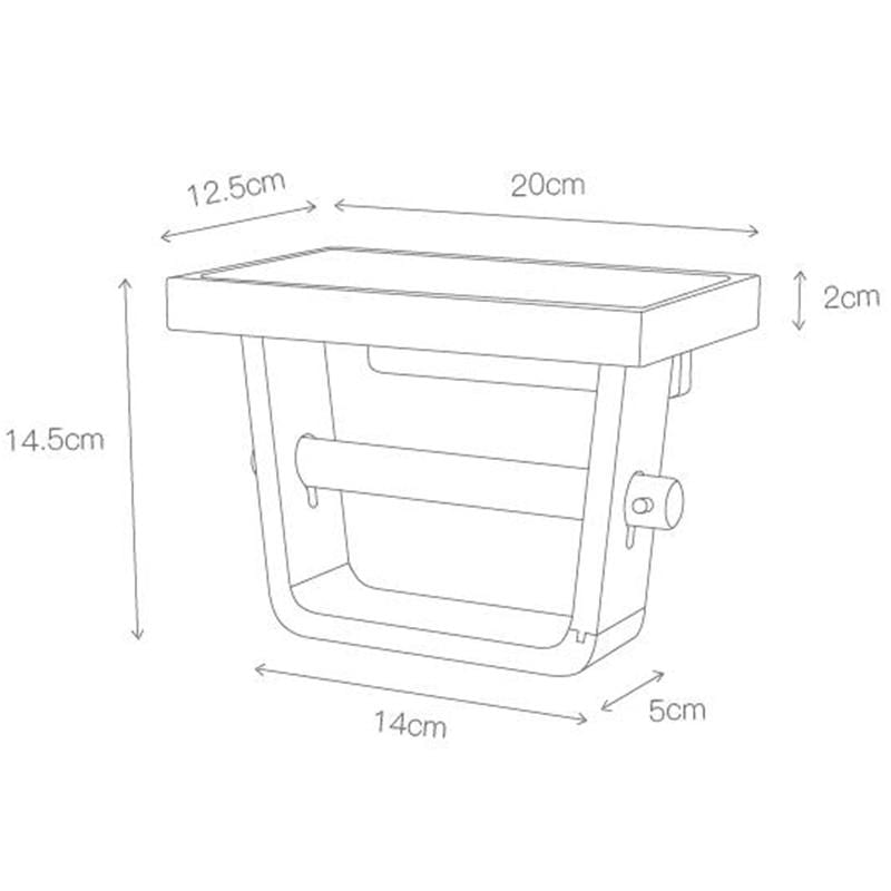 Wooden Toilet Paper Holder