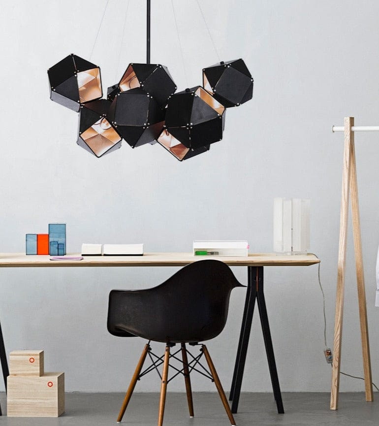 Modern Black Chandelier