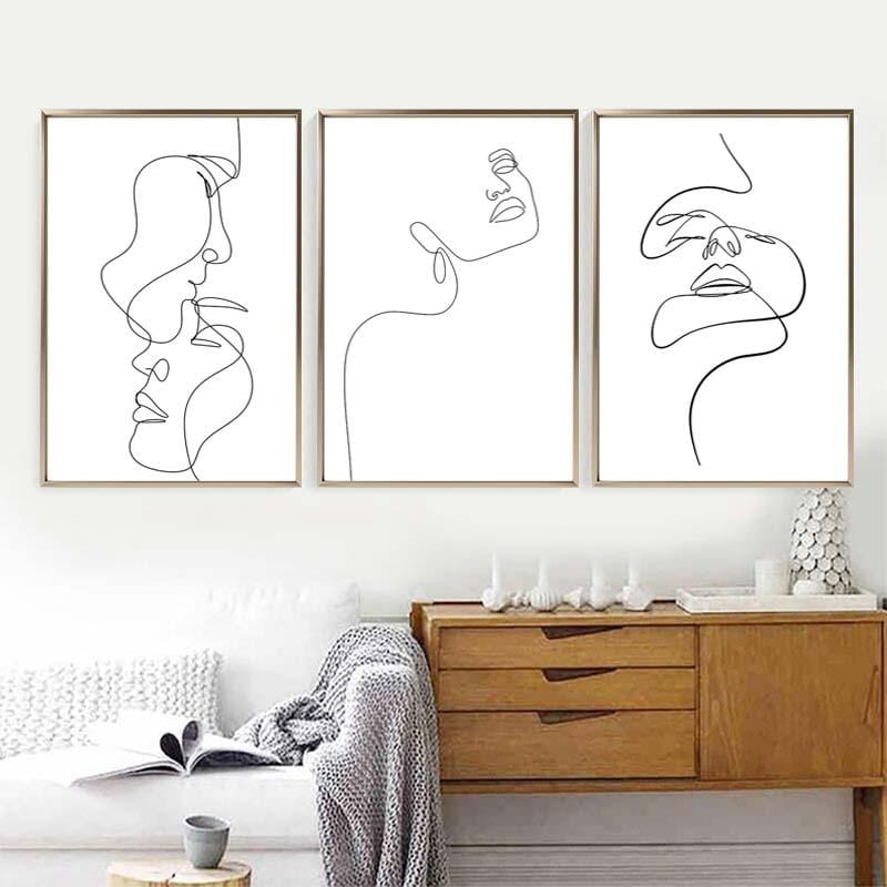 Image alt 2 for Abstract Women Line Art