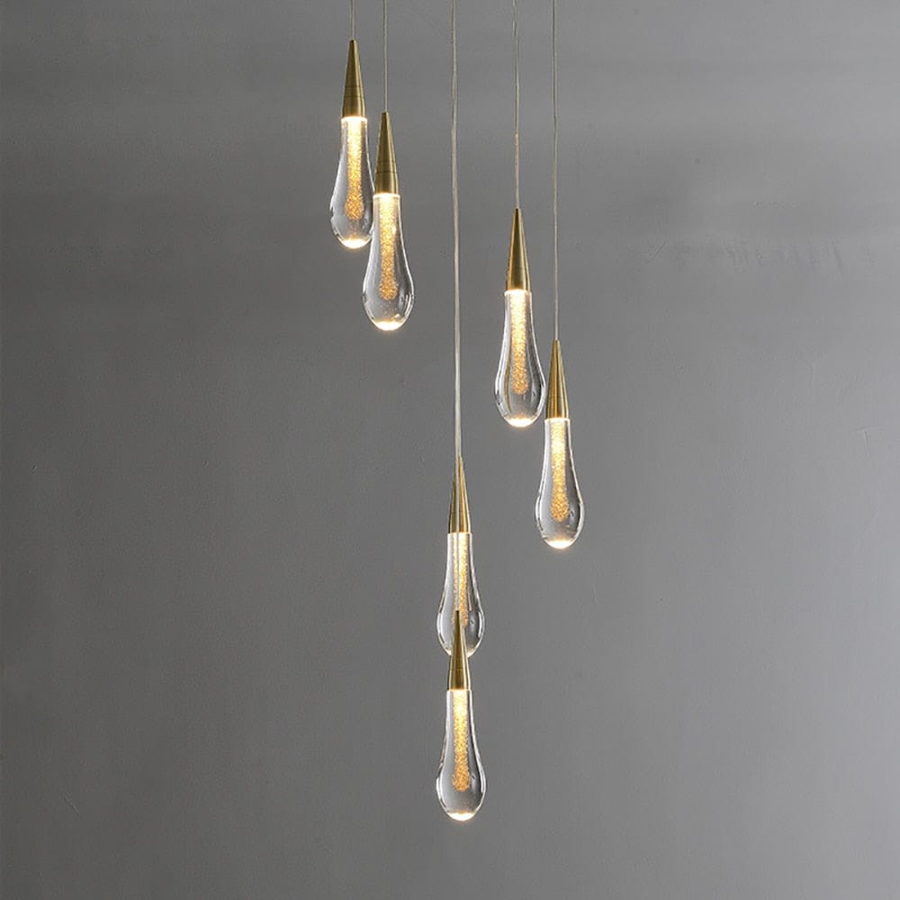 Staircase Gold Ceiling Lights