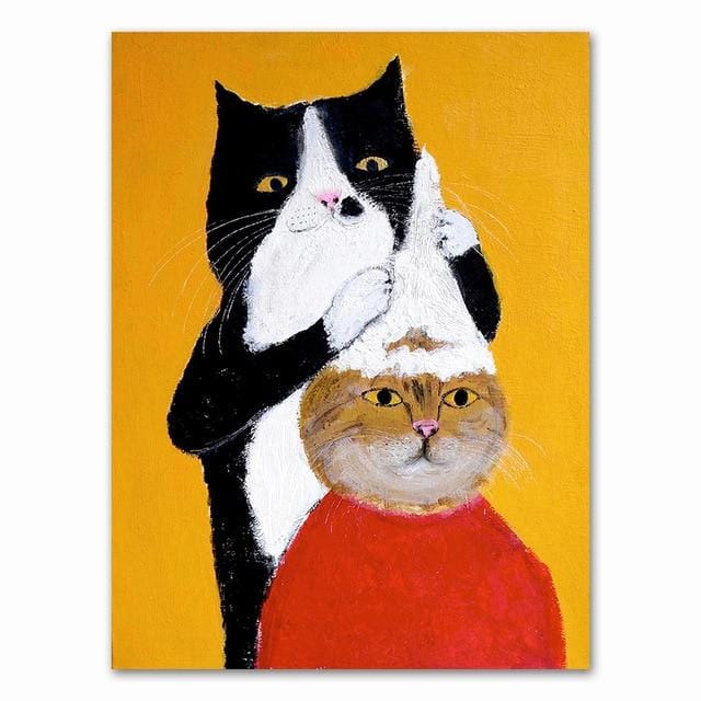 90's cartoon canvas paintings