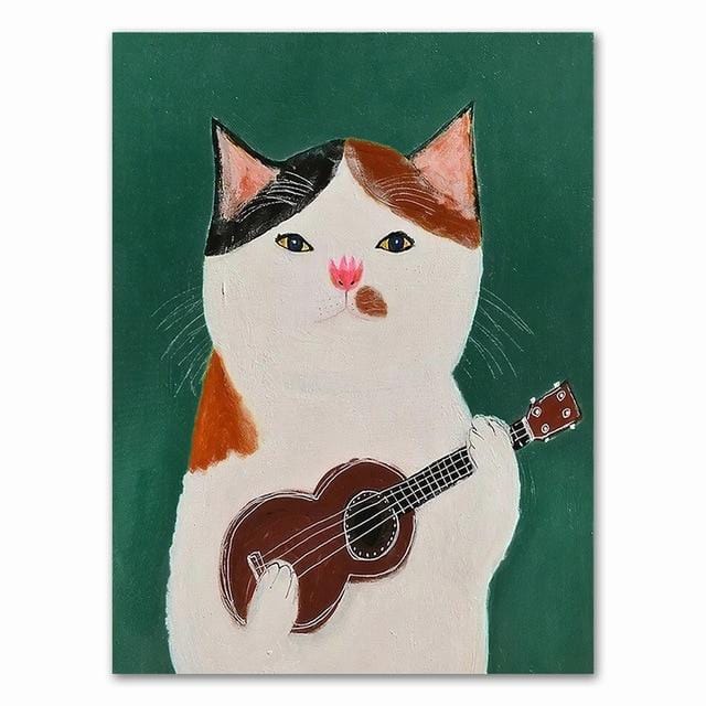 cartoon painting on canvas