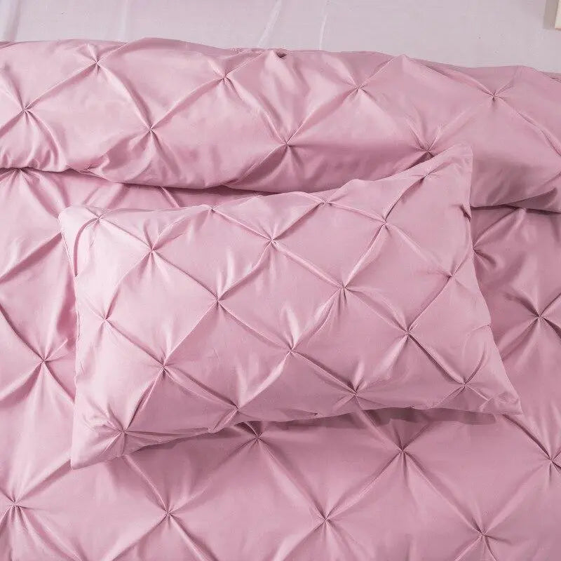 Pinch Pleat Duvet Cover Set - Decorstly