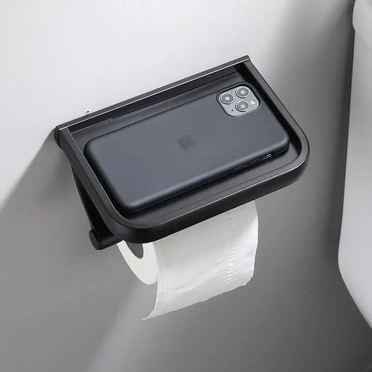 WC Stainless Steel Paper Holder and Shelf