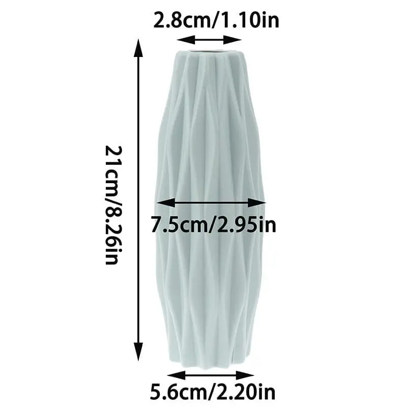 Plastic Flower Vase dimensions