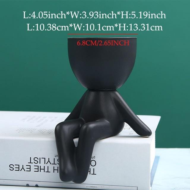alt image 8 for Black Ceramic Vase