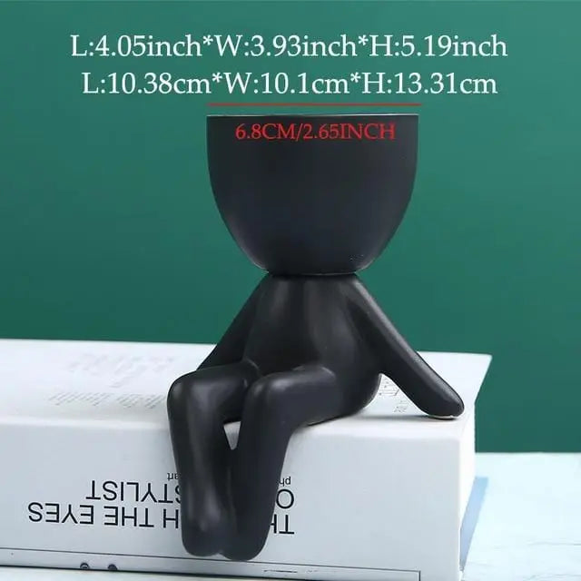 alt image 8 for Black Ceramic Vase