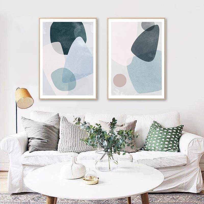 Blue Abstract Wall Art
